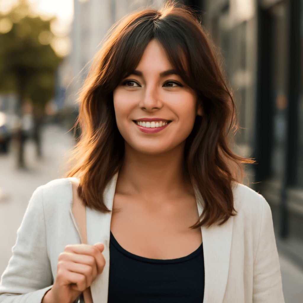 curtain bangs with layers