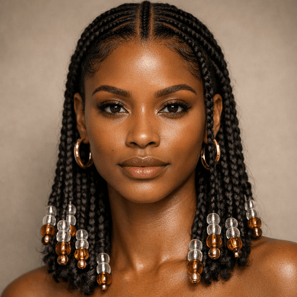 Fulani Braids with Beads: A Protective Style That Frames the Face Beautifully