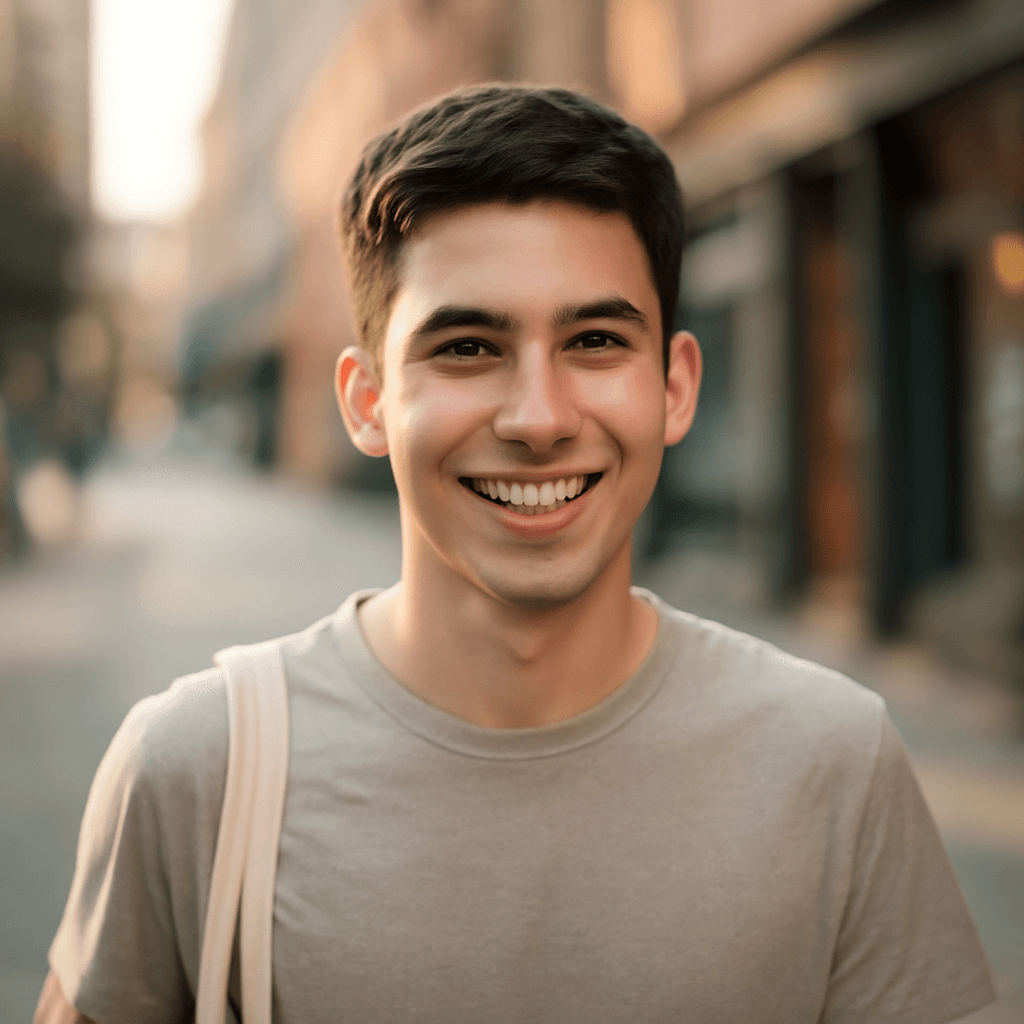 simple hair style men