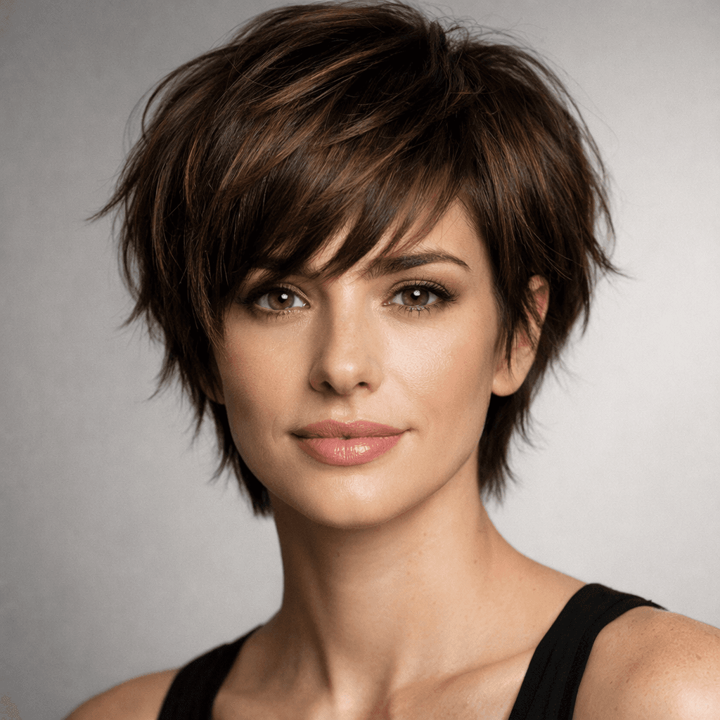Bixie Cut: The Lived-In Pixie-Bob With Soft Layers and Big Volume