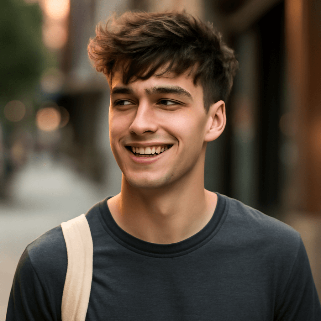 blowout taper textured fringe