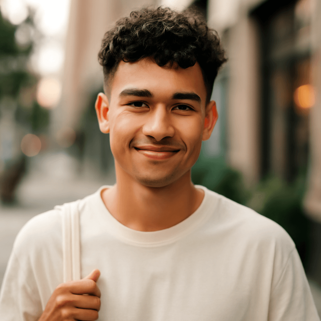 low taper fade curly hair